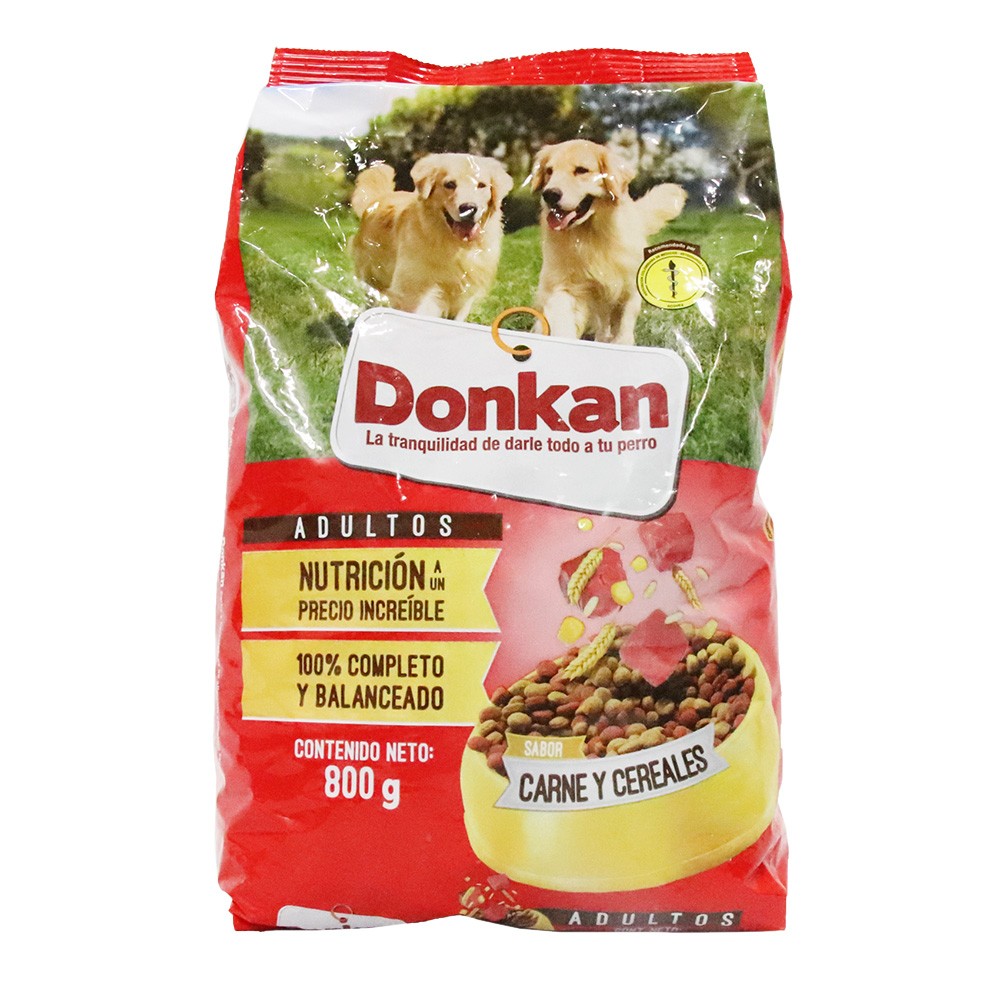 DONKAN CARNE CEREALES CACHORROS x 800GR