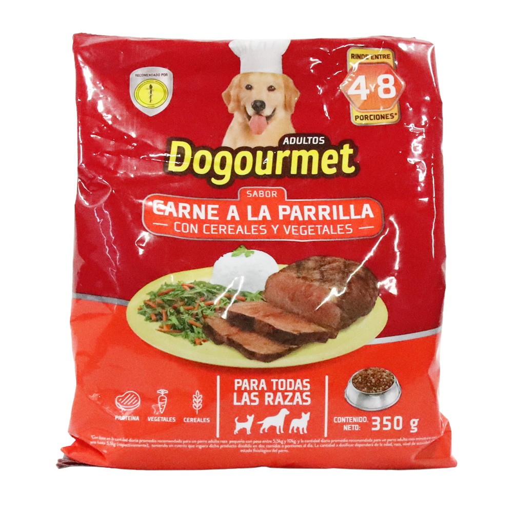 DOGOURMET CARNE A LA PARRILLA  x 350 GR