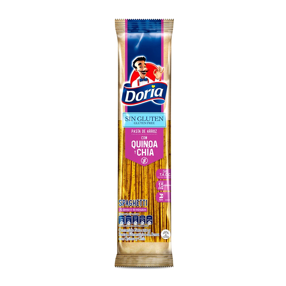 SPAGUETTI DORIA SIN GLUTEN QUIN/CHIA