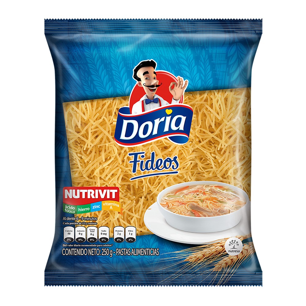 PASTAS DORIA FIDEOS  x 250GR