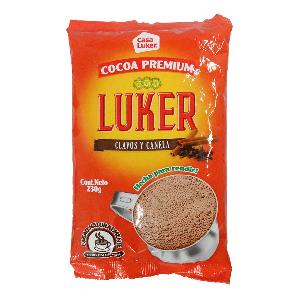 COCOA LUKER CLAVOS Y CANELA x 230GR