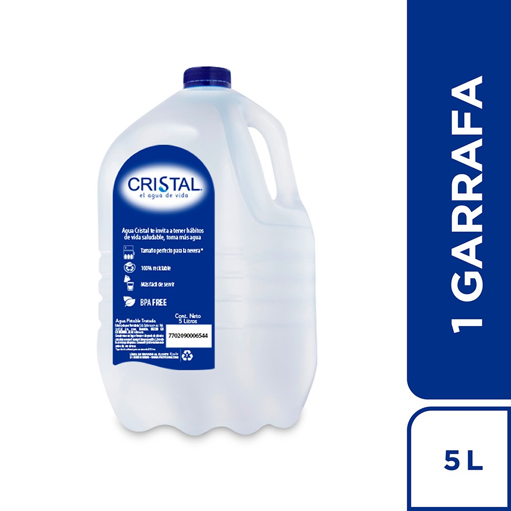 AGUA CRISTAL  x 5 LT