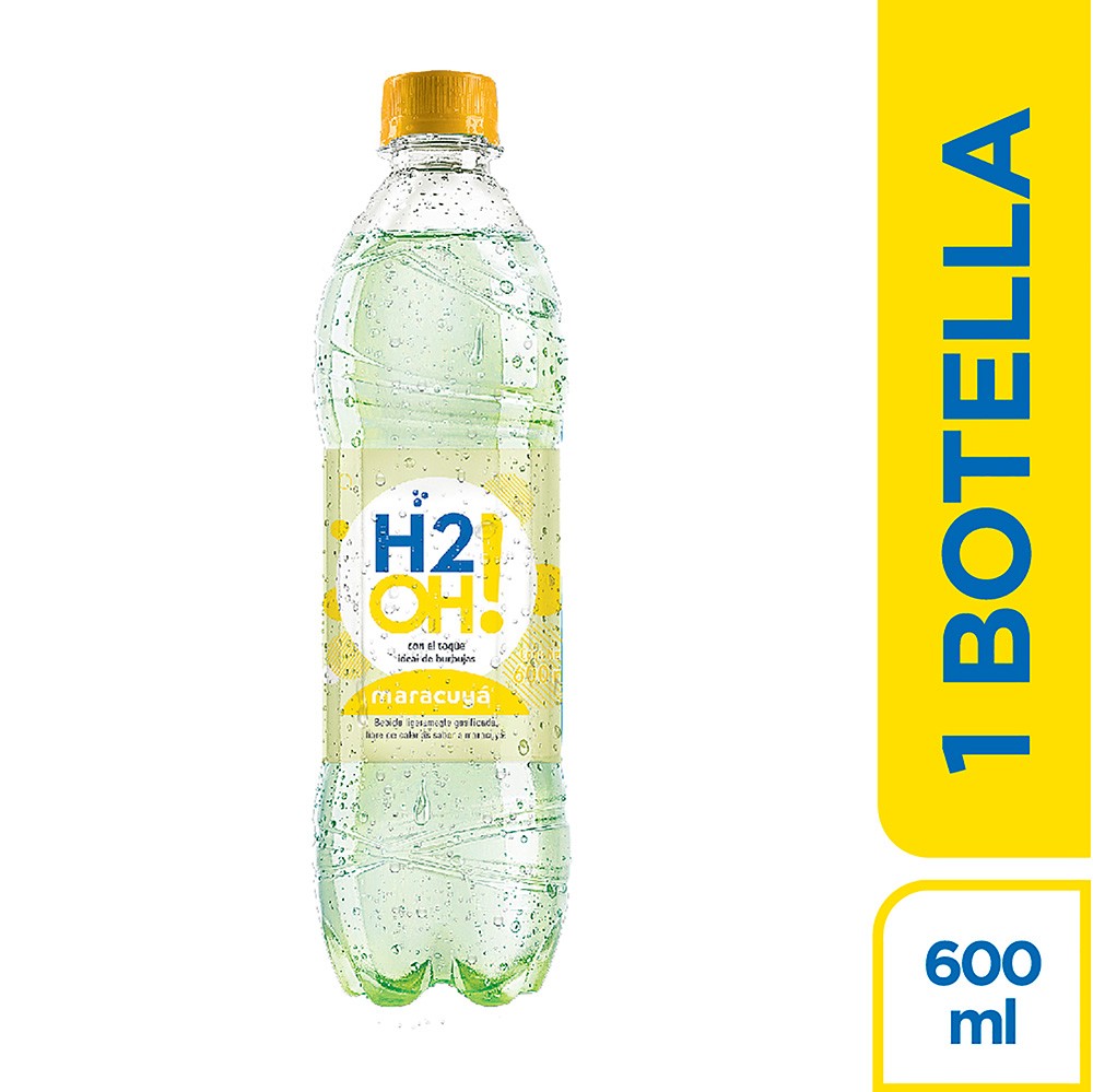 AGUA H2O MARACUYA *600ML