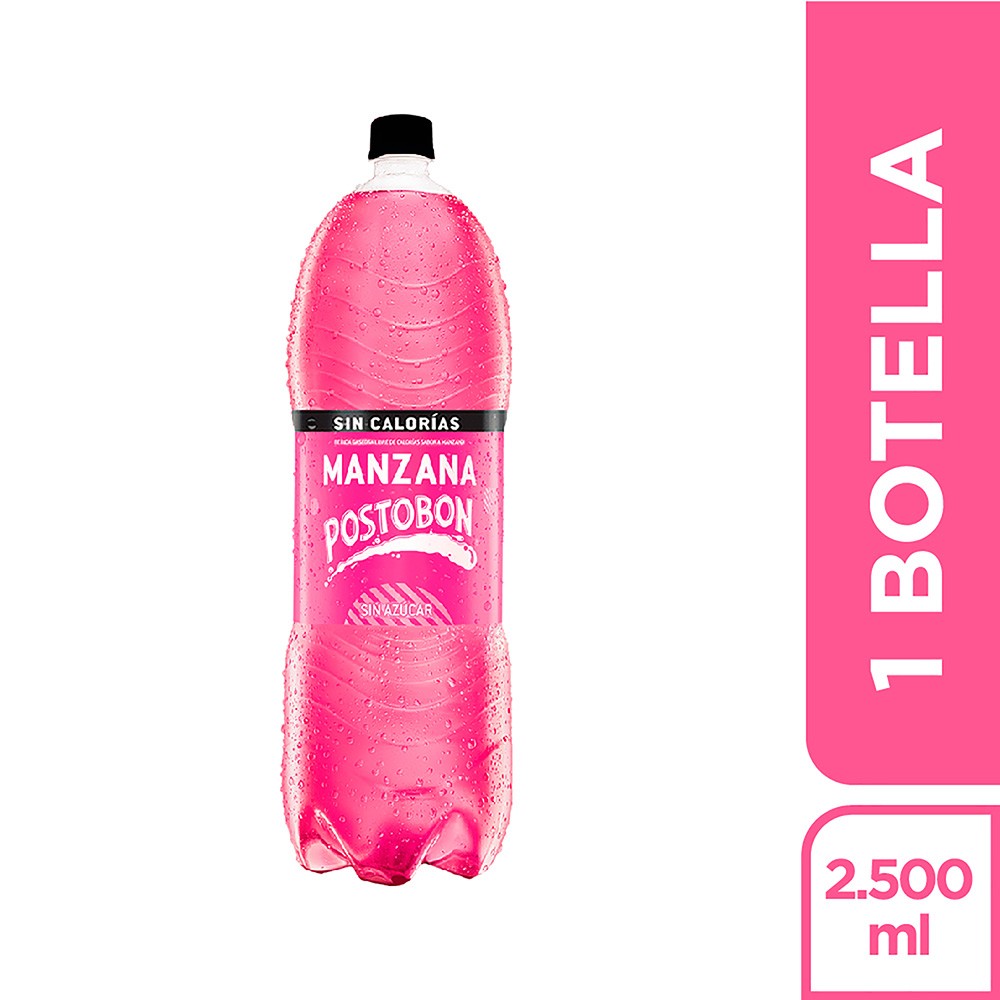 MANZANA CERO POSTOBON  PET   x 2.5LTR