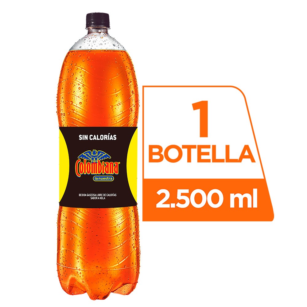 COLOMBIANA CERO POSTOBON  PET   x 2.5LTR