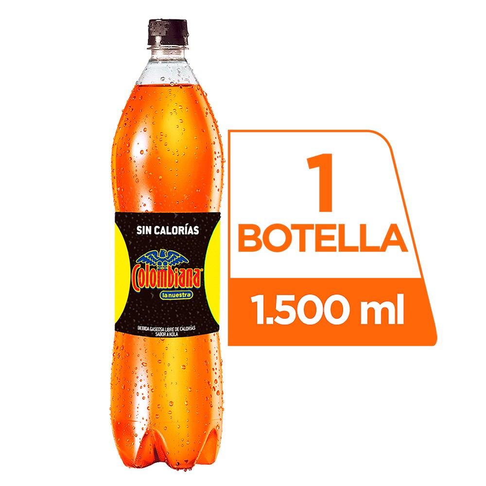 GASEOSA COLOMBIANA CERO  x 1.5LT