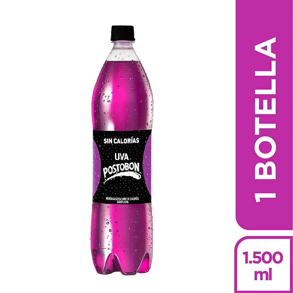 GASEOSA UVA CERO  x 1500ML