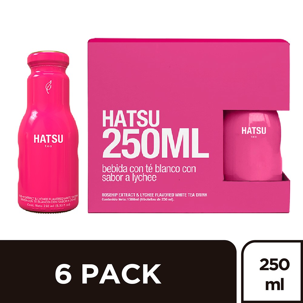 HATSU ROSAS 6PACK x 250ML