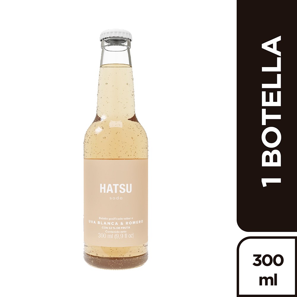 SODA UVA BLANCA ROMERO HATSU * 300 ML