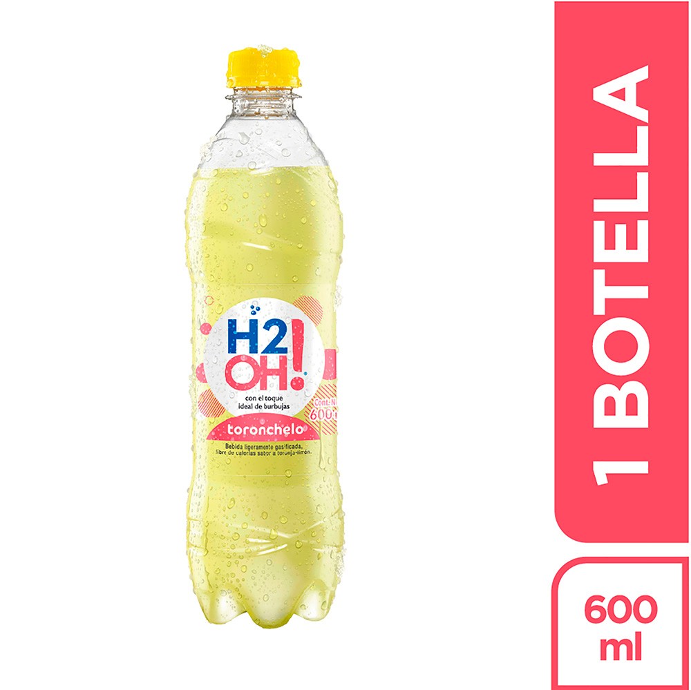 AGUA H2O TORONCHELO PET *600ML