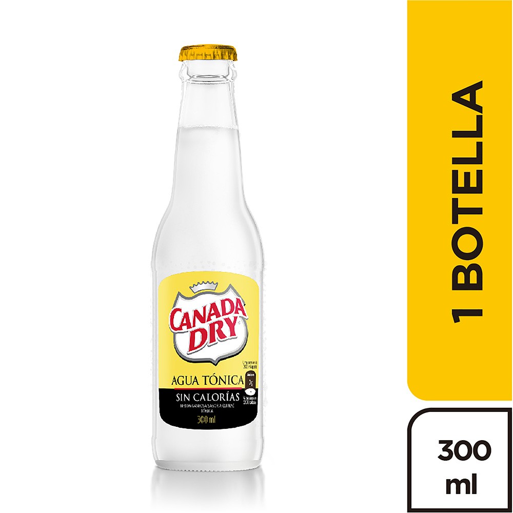 AGUA TONICA S/N CALORIA CANADA DRY*300ML