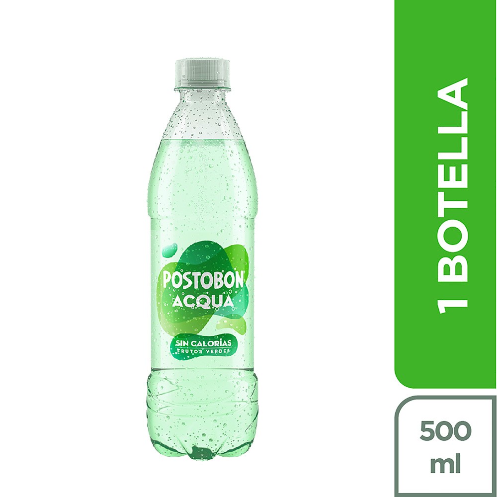 BEBIDA CON GAS FRUTOS VERDES ACQUA*500ML