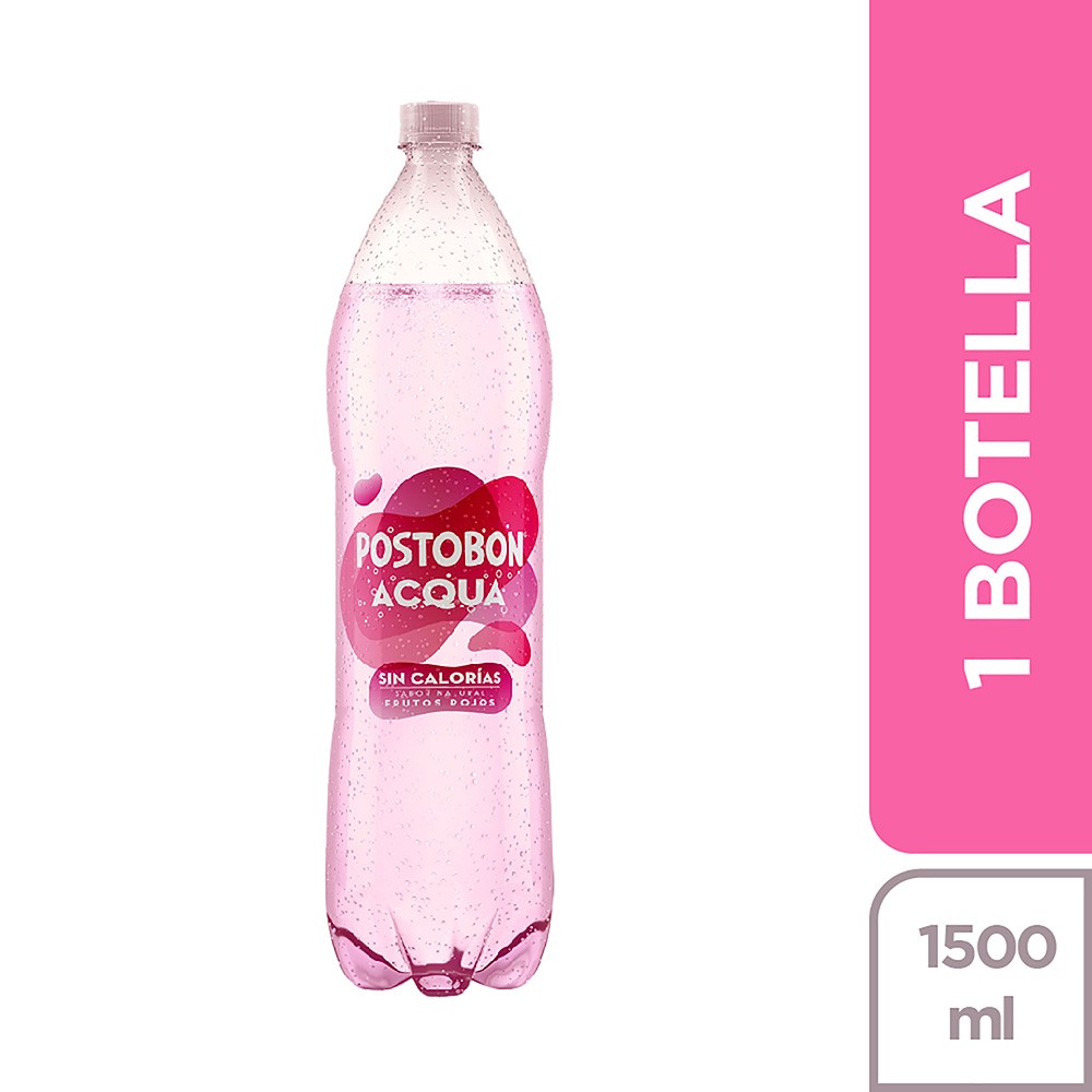 BEBIDA CON GAS FRUTOS ROJOS ACQUA*1500ML