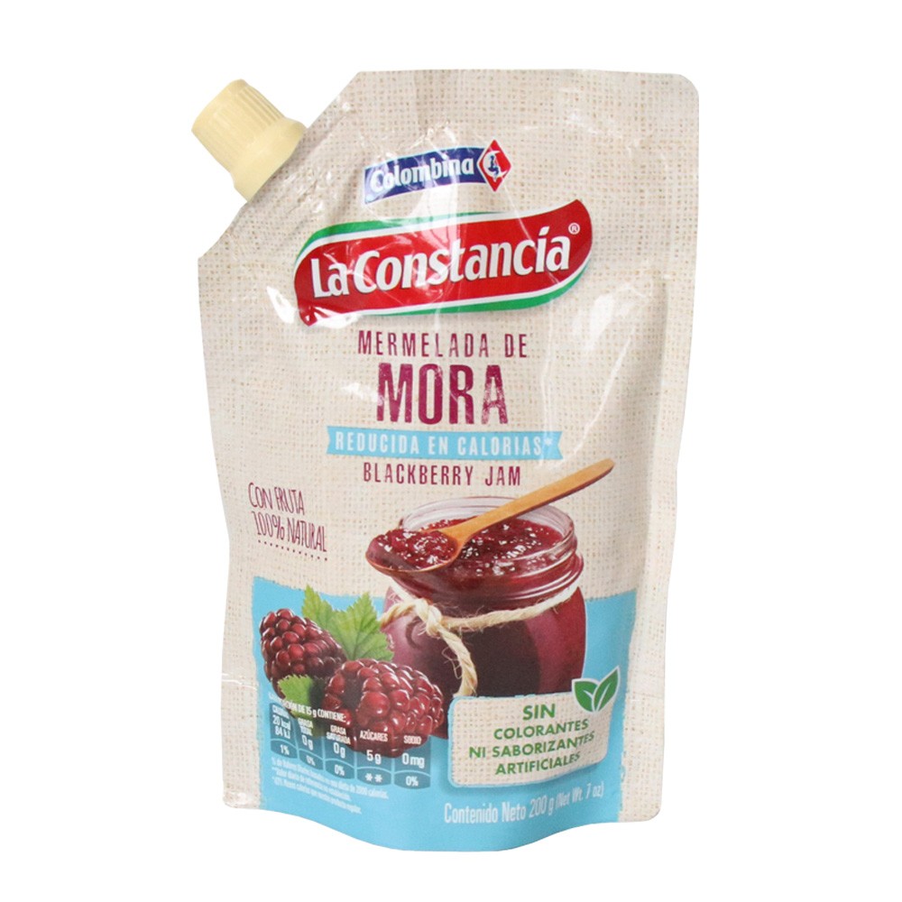 MERMELADA MORA LIGHT LA CONSTANCIA*200GR