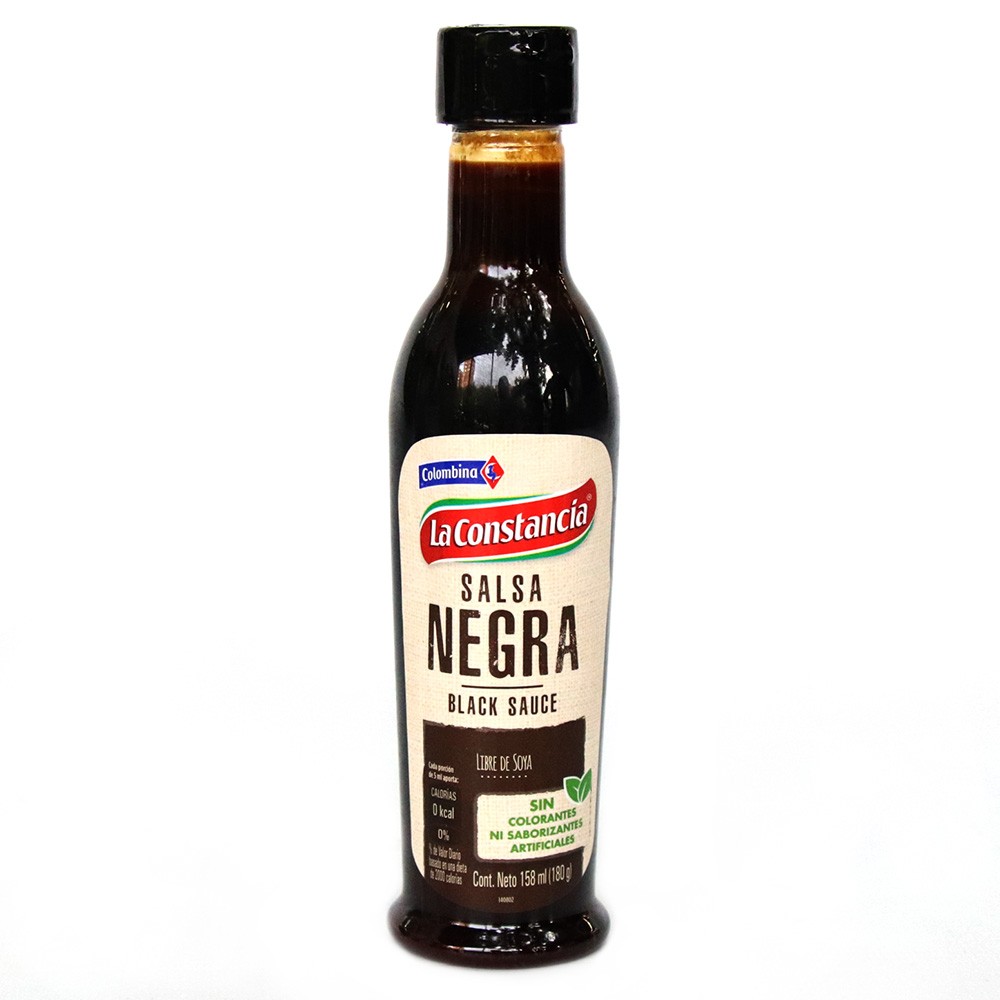 SALSA NEGRA FCO CONSTANCIA x 180GR