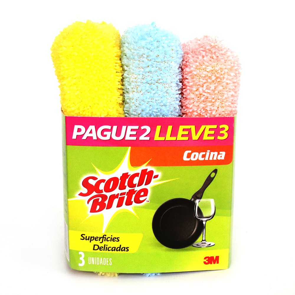 ESPONJA  CURLY SCOTH BRITE PAG 2 LLEV 3
