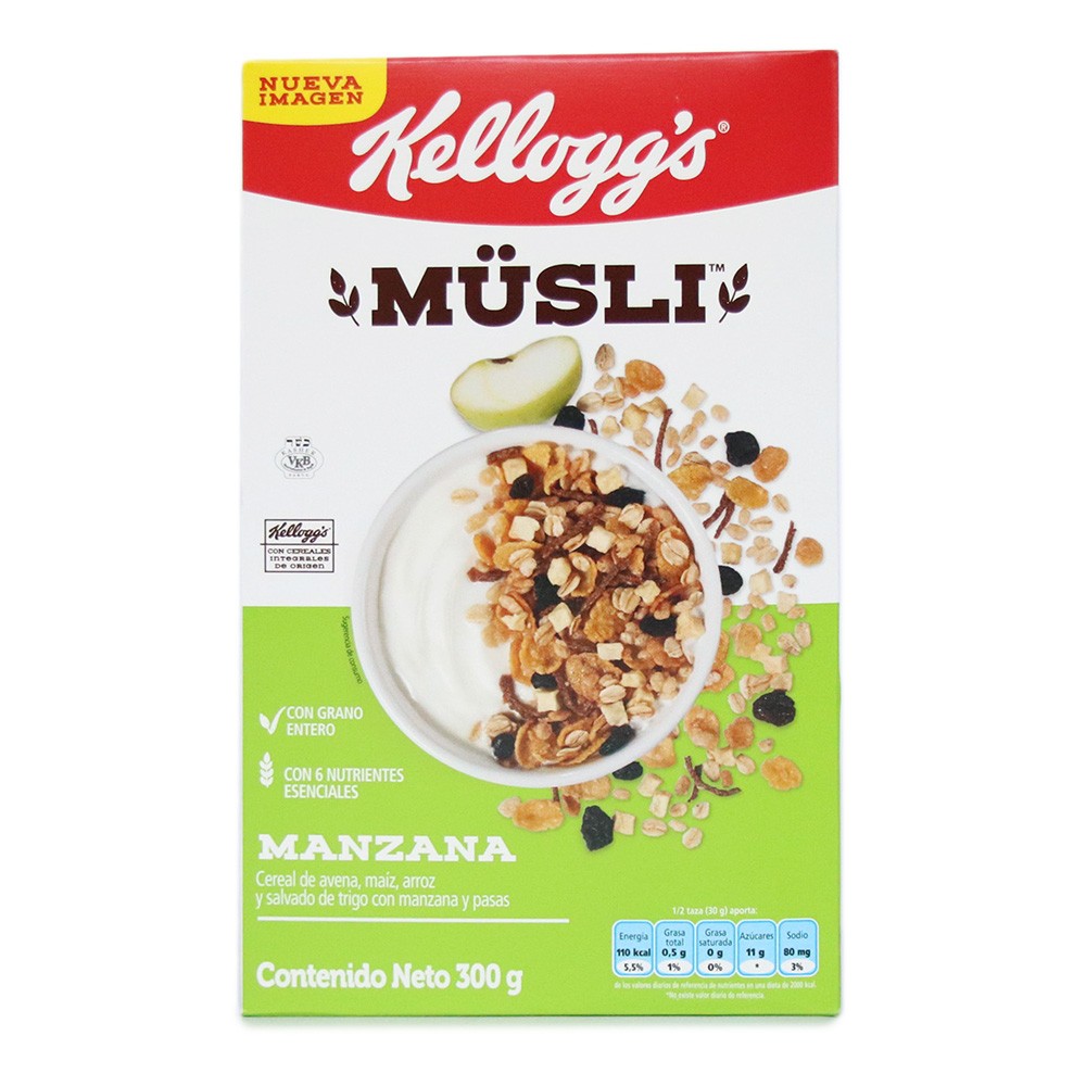 MUSLI MANZANA  x 300GR KELLOGS