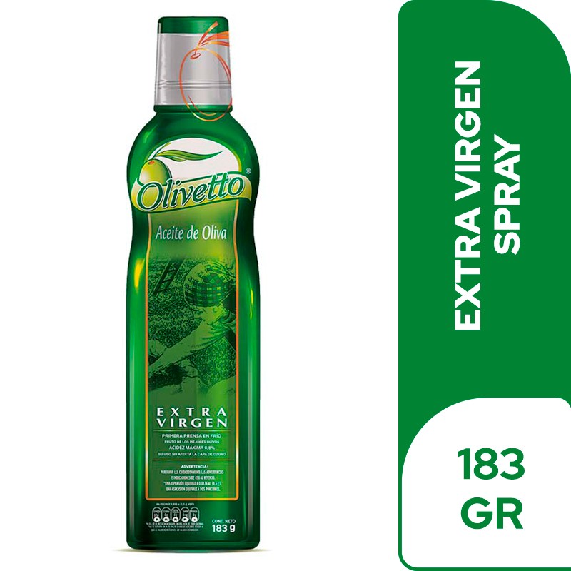 ACEITE OLIVETTO SPRAY  x 183 CC