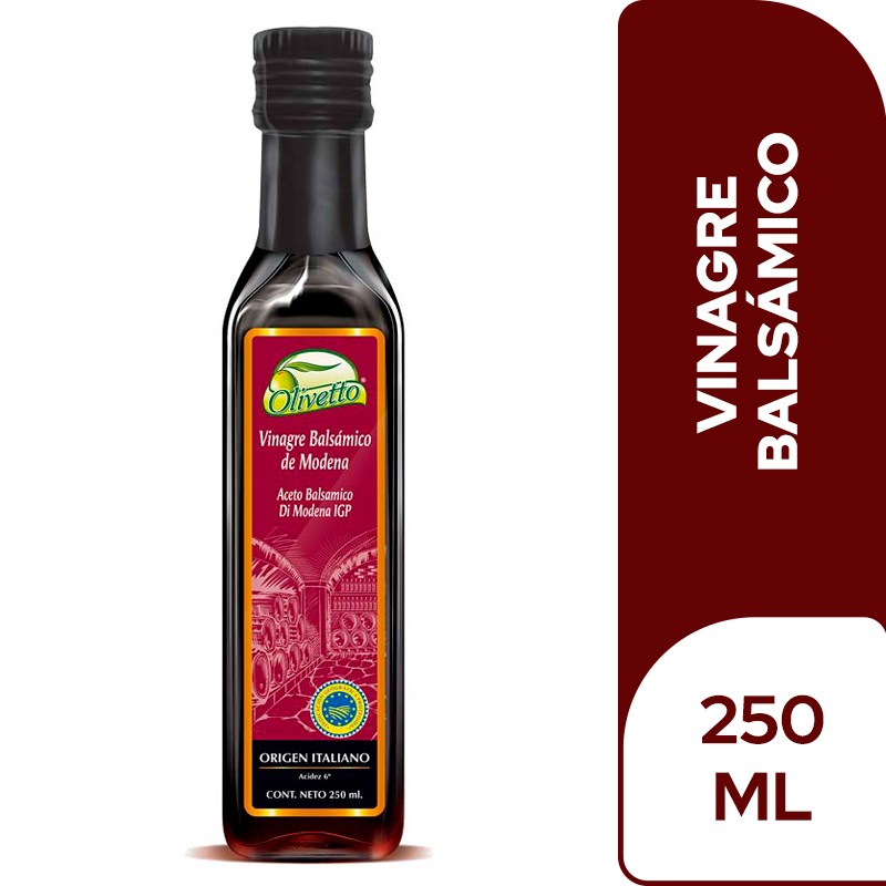 VINAGRE BALSAMICO OLIVETTO  x 250ML