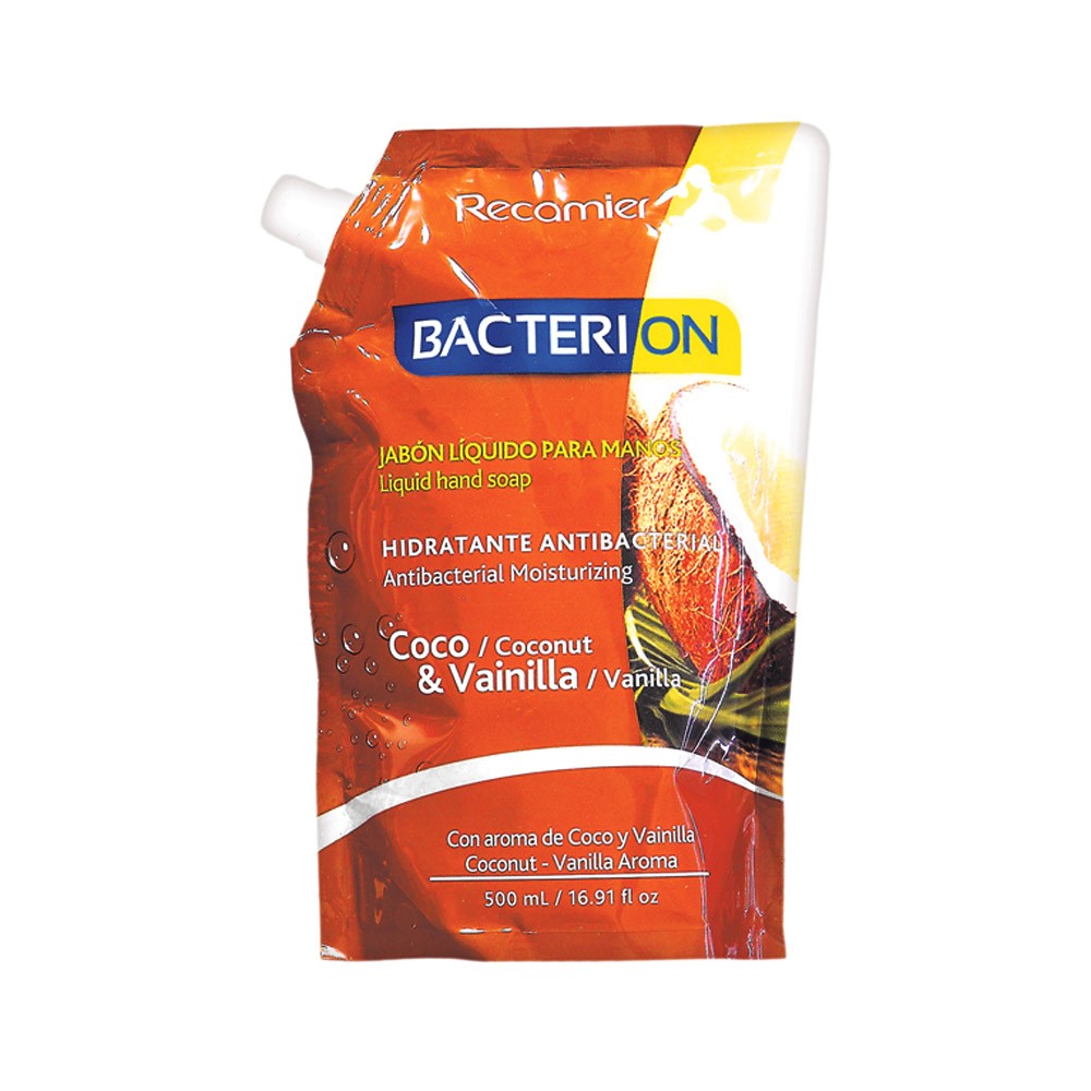JABON VAINILLA-COCO DP *500ML BACTERION