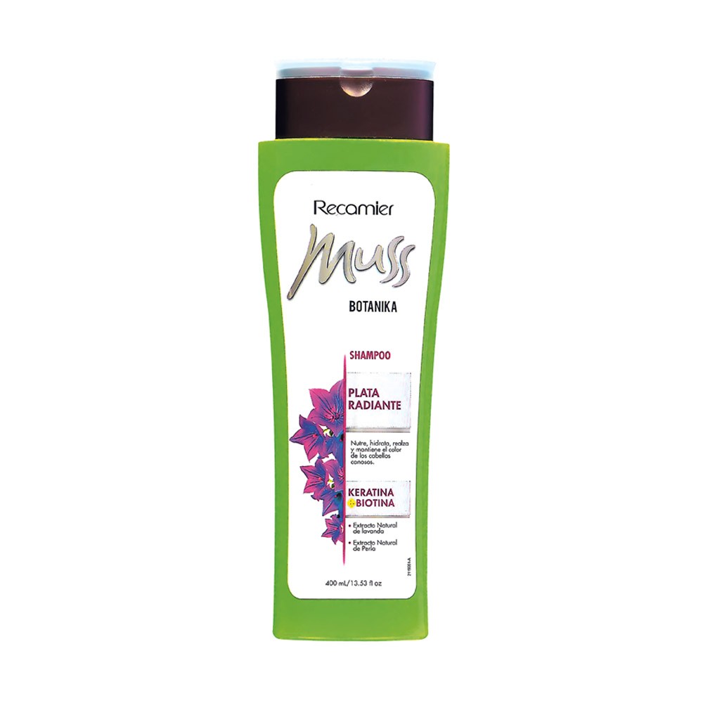SHAMPOO MUSS PLATA RADIANTE  x 400ML