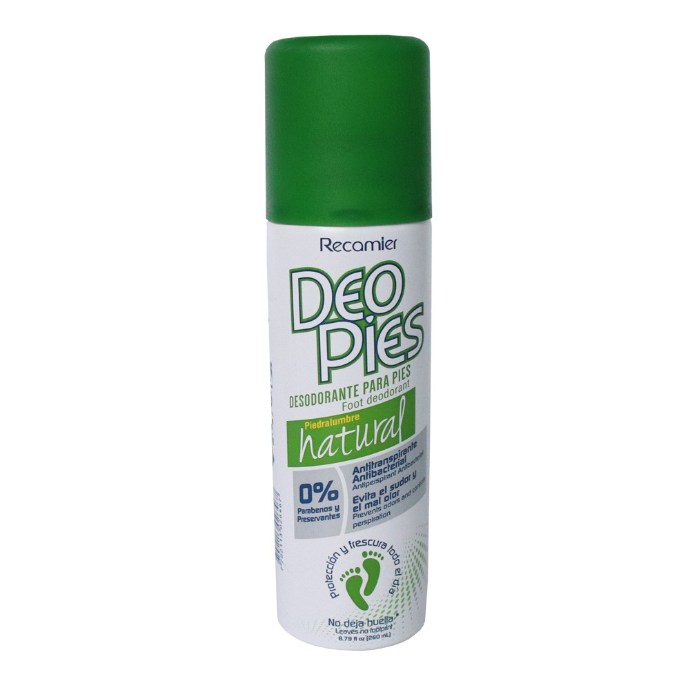 DEO PIES PEDRALUMBRE NATUR  x 260ML