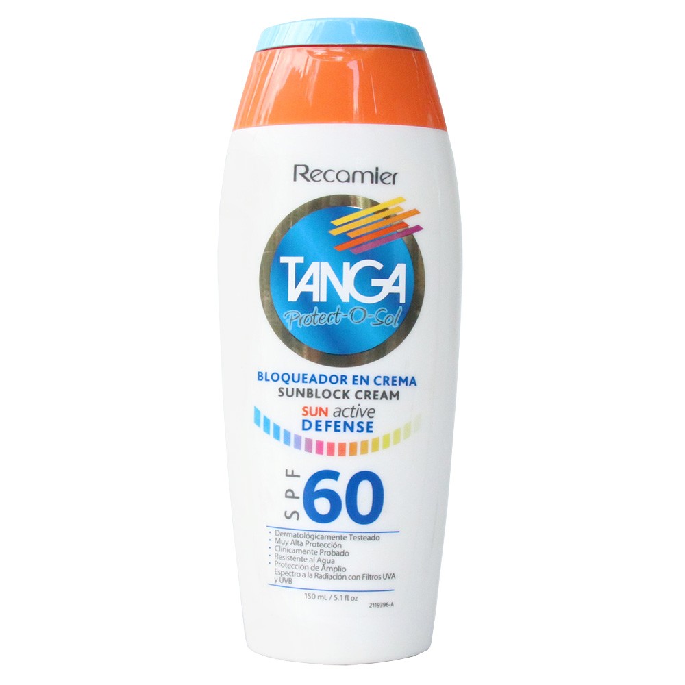 BLOQUEDADOR SPF 60  ADULTOS TANGA *150ML