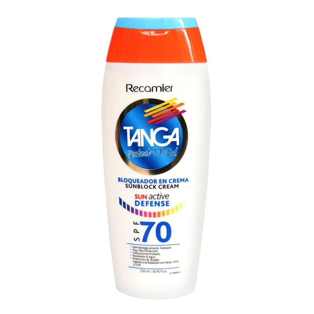 BLOQUEDADOR SPF 70 ADULTOS TANGA *250ML