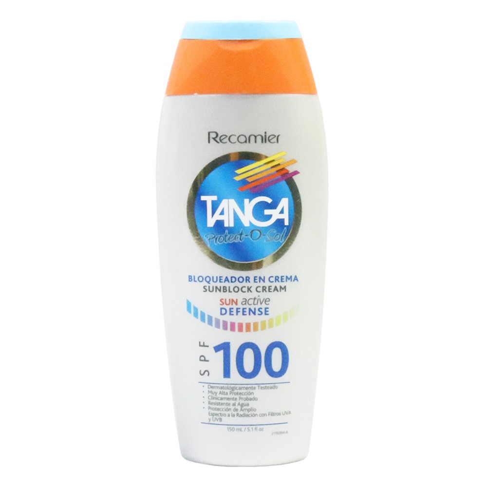 BLOQUEDADOR SPF 100 ADULTOS TANGA *150ML