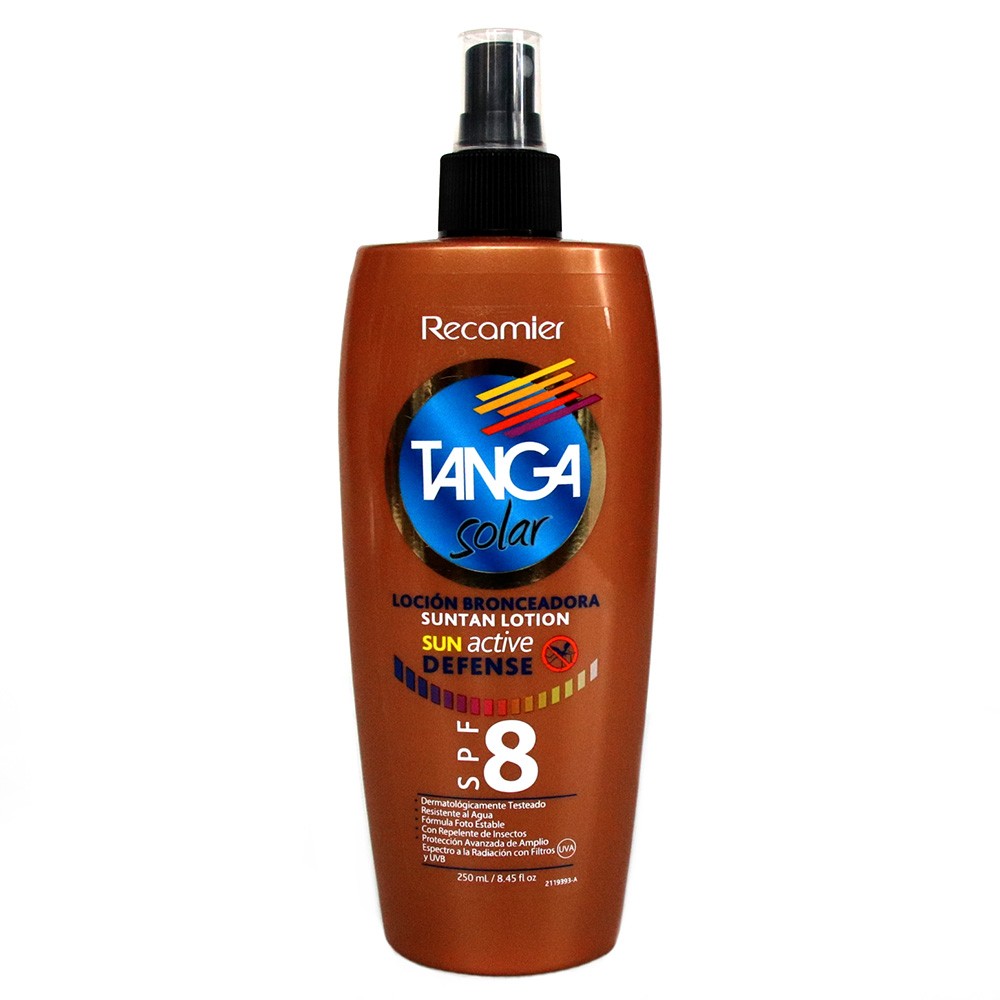 BRONCEADOR SPF 8  CREMA TANGA   x 250ML