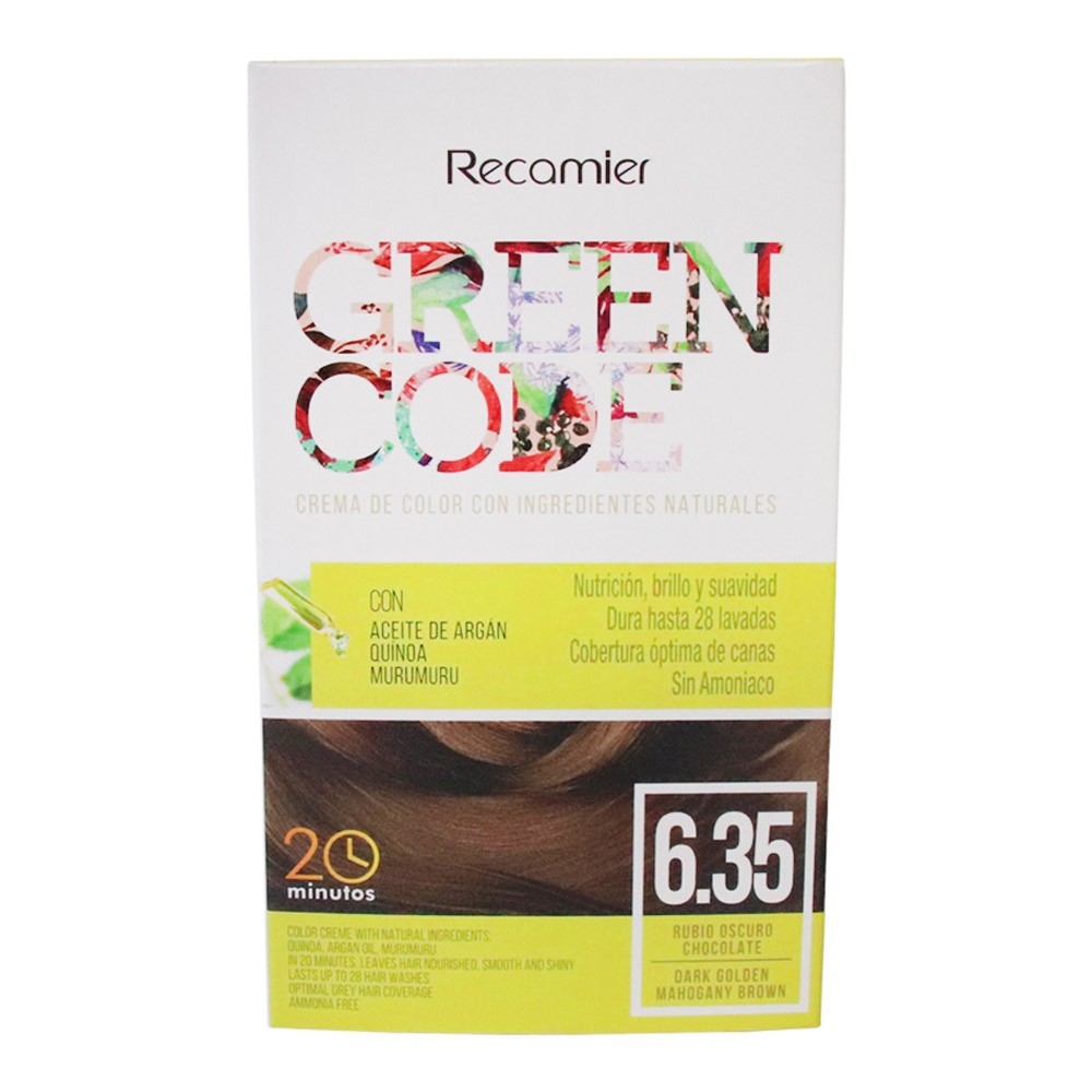 GREEN CODE KIT Nº6.35 RUBIO OSCURO*50GR