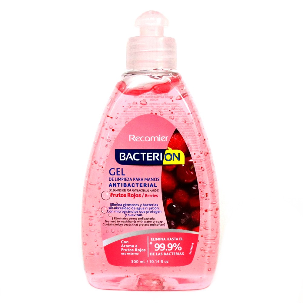 GEL ASEPTIZANTE FRUTOS *300ML BACTERION