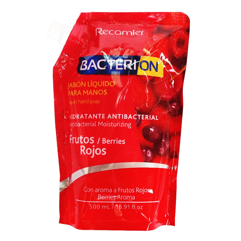JABON LIQ FRUTOS ROJ BACTERION DOY*500ML