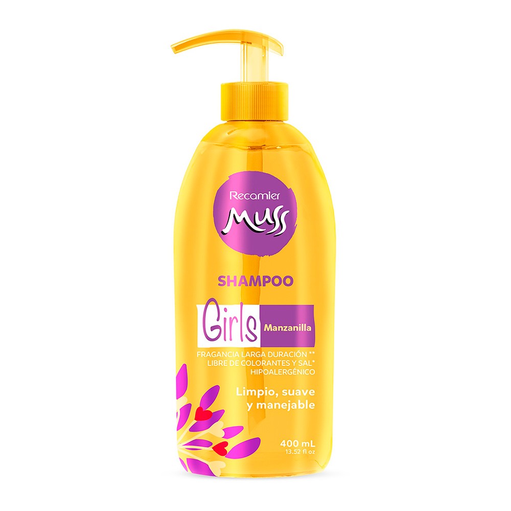 SHAMPOO MANZANILLA KIDS MUSS*400ML