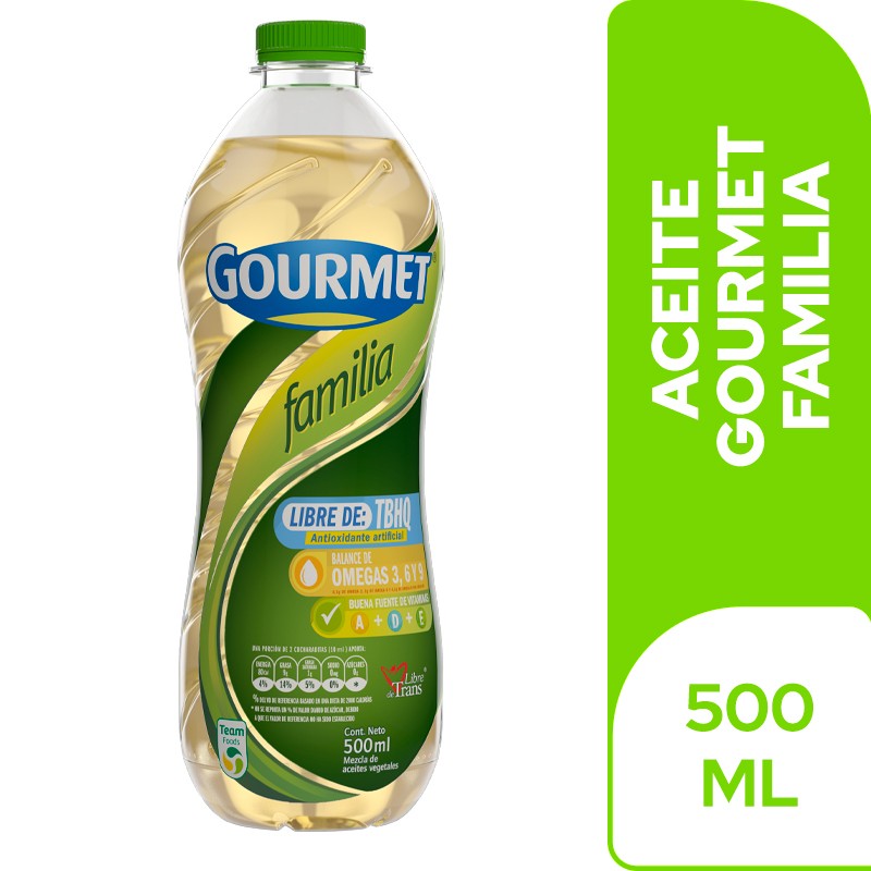 ACEITE GIRASOL PET GOURMET  x 500ML