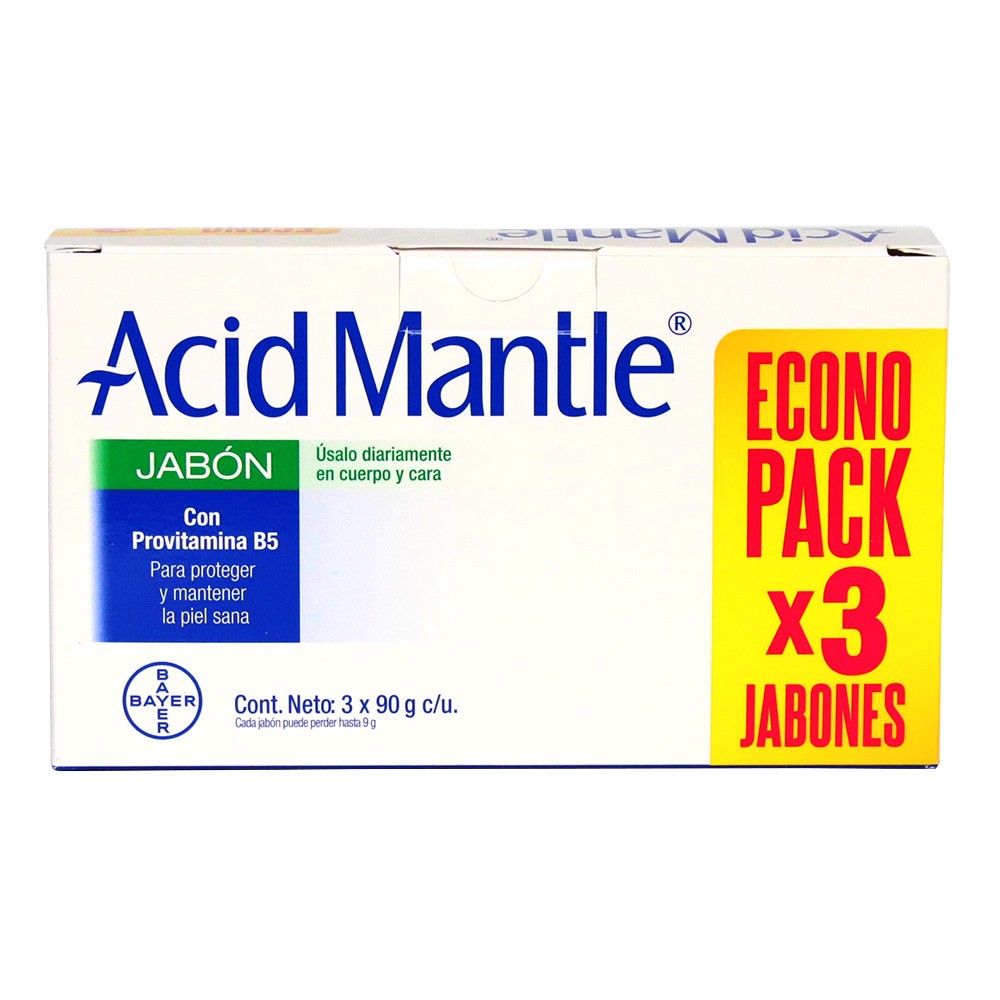 TRIPACK ACID MANTLE JABON