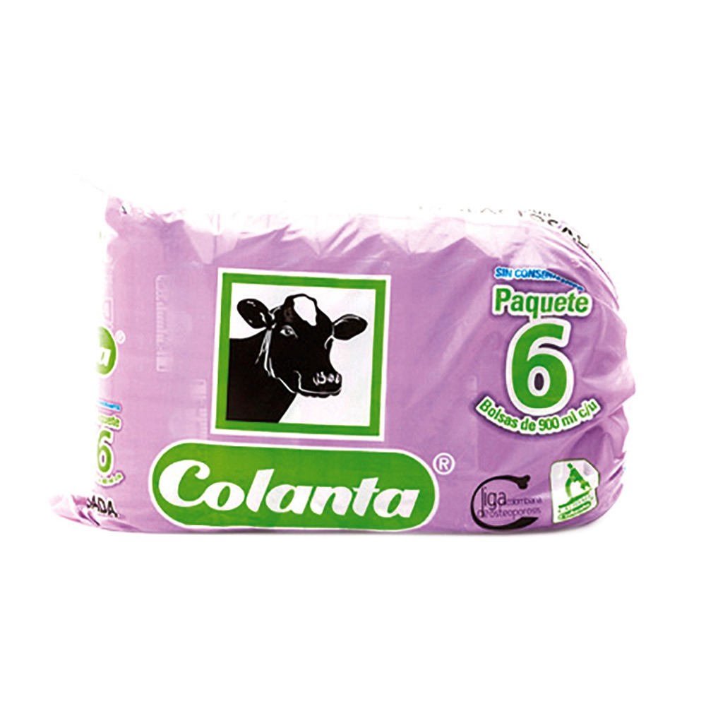 LECHE COLANTA DESLACTOSADA *900 ML *6UND