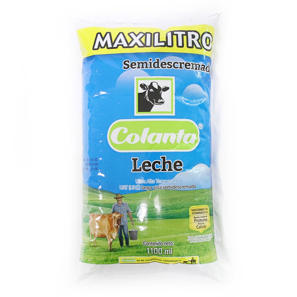LECHE UHT SEMIDESCREMADA MAXILITRO*1100C