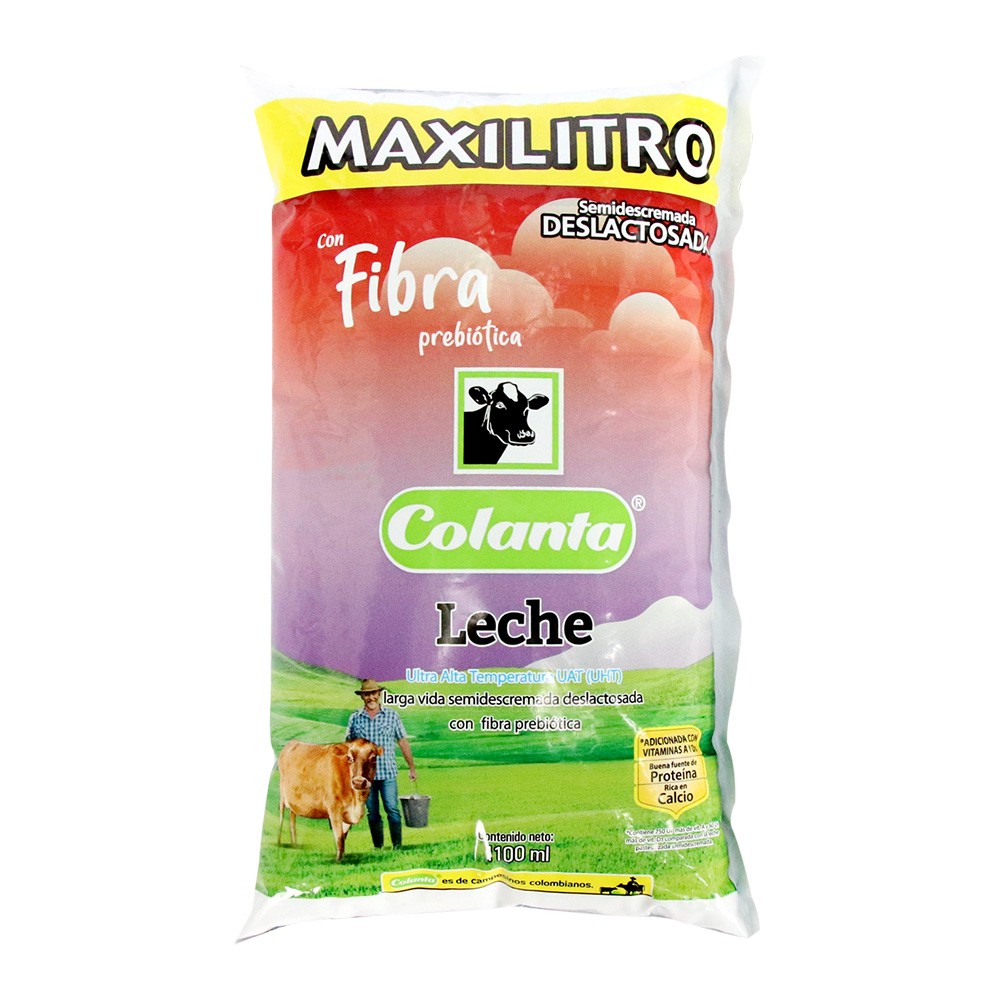 LECH UHT DESLACTOSADA FIBRA MAXILIT*1100