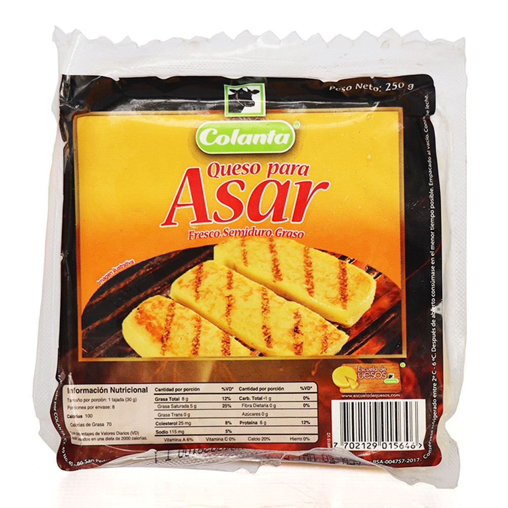 QUESO PARA ASAR COLANTA  x 250GR