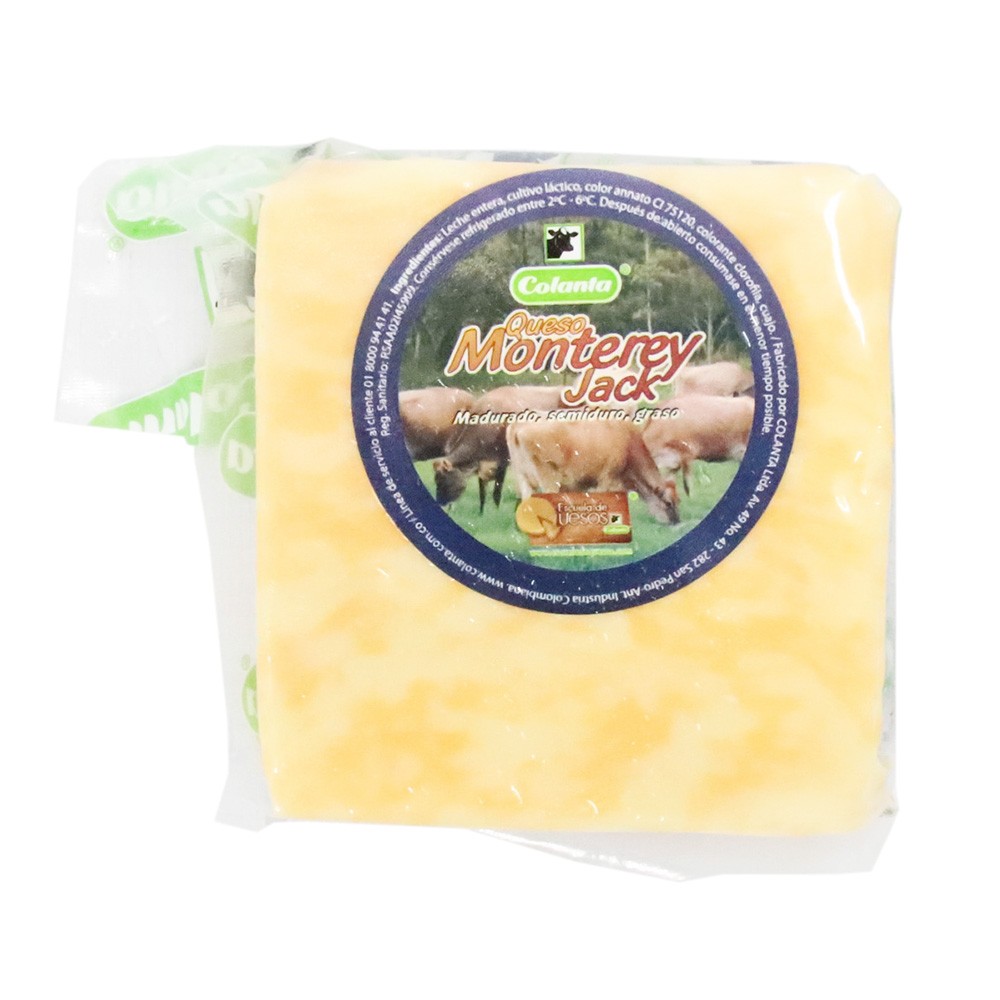 QUESO MONTERREY JACK COLANTA  x 250 GR