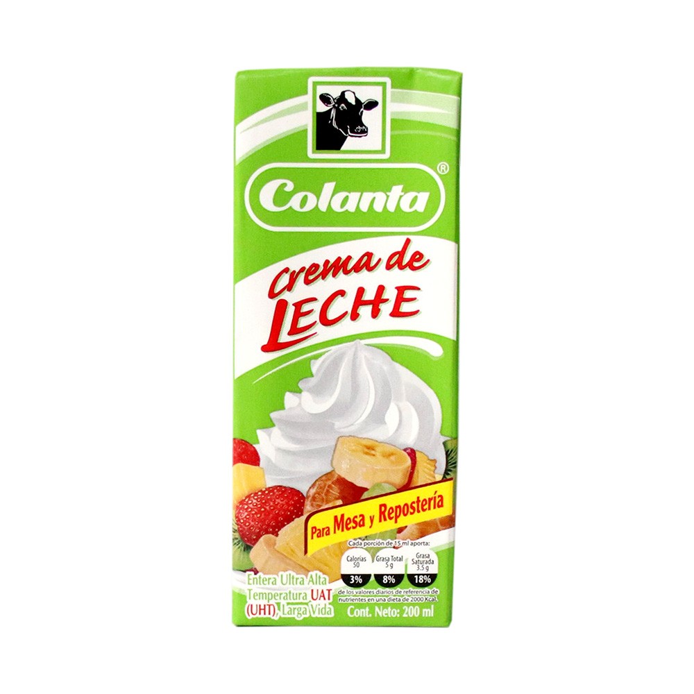 CREMA DE LECHE  x 200ml COLANTA