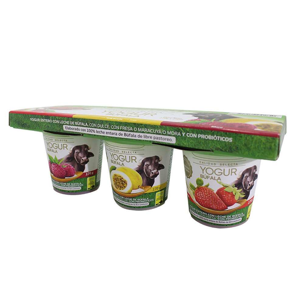 YOGUR DE BUFALA CUCH SURTIDO X3UND*170GR