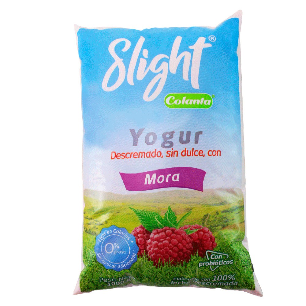 YOG SLIGHT MORA BSA 1000gr COLANTA