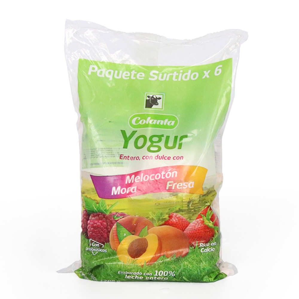 YOGURT 6U x 200ml COLANTA