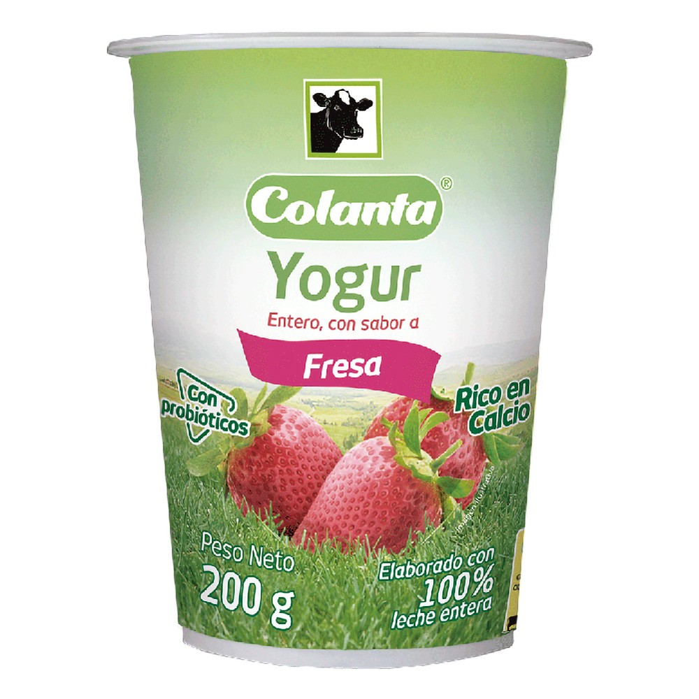 YOGURT FRESA 200gr COLANTA