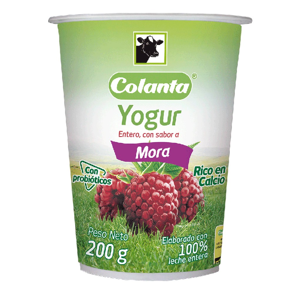 YOGURT MORA 200gr COLANTA