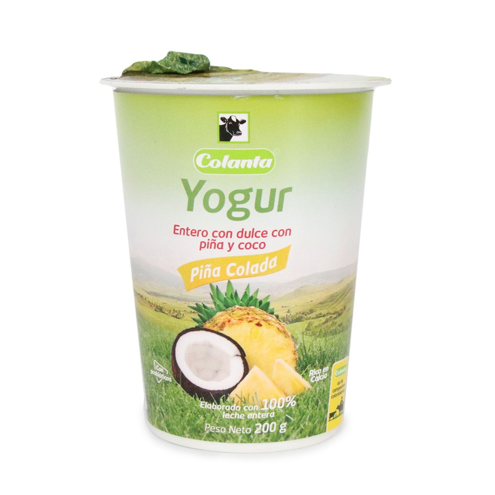 YOGUR PINA COLADA COLANTA  x 200GR