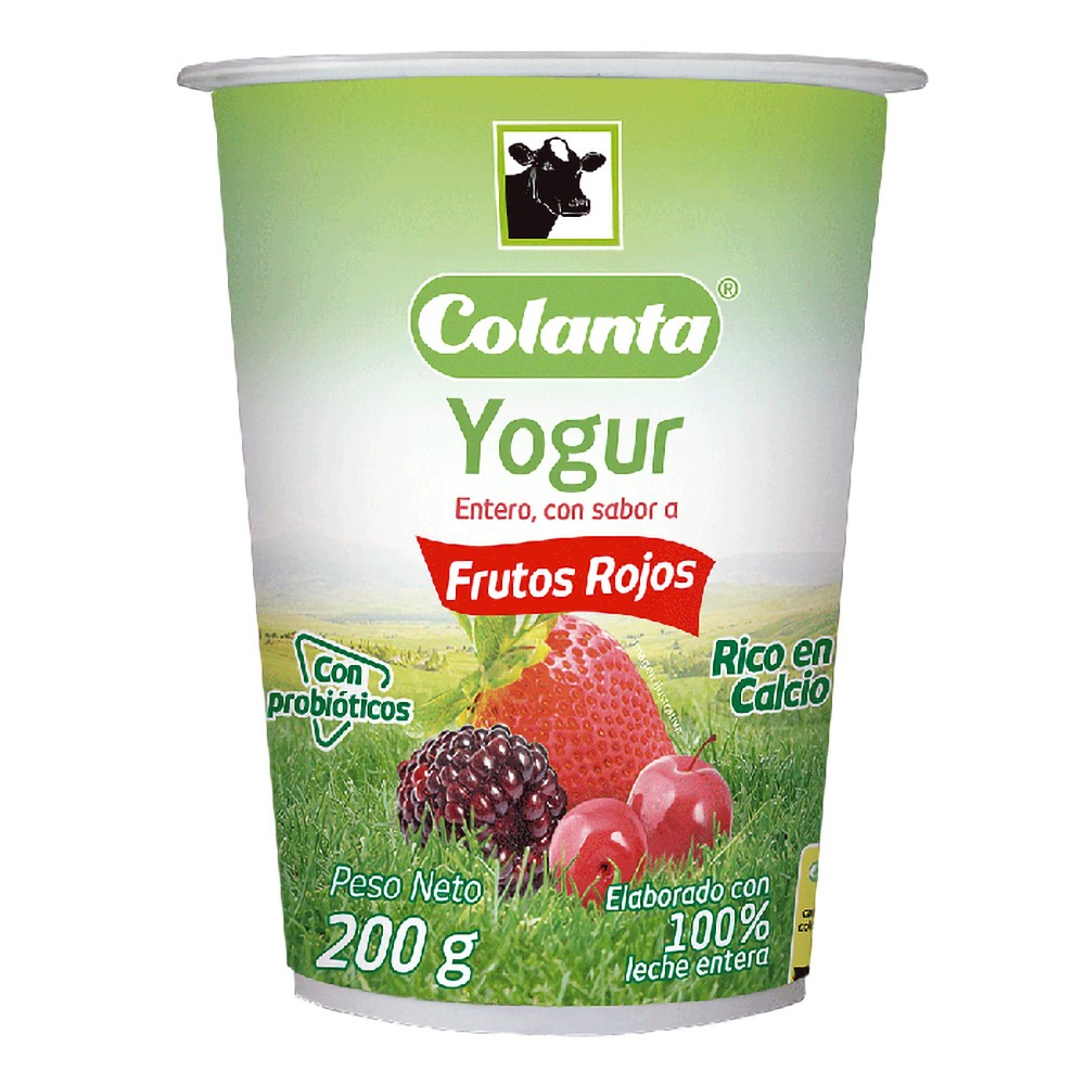 YOG FRUTOS ROJOS 200gr COLANTA
