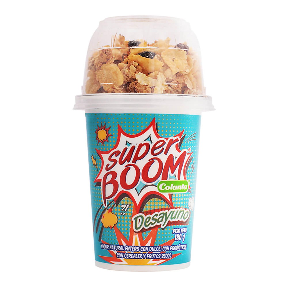 SUPERBOOM DESAYUNO VASO  x 180GR